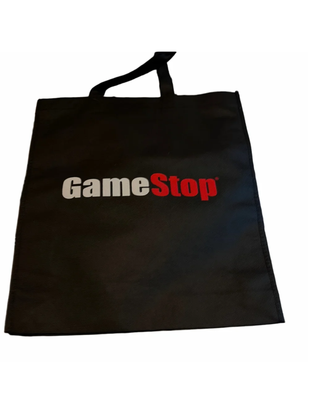 GameStop Black Red Logo Tote Bag One Size